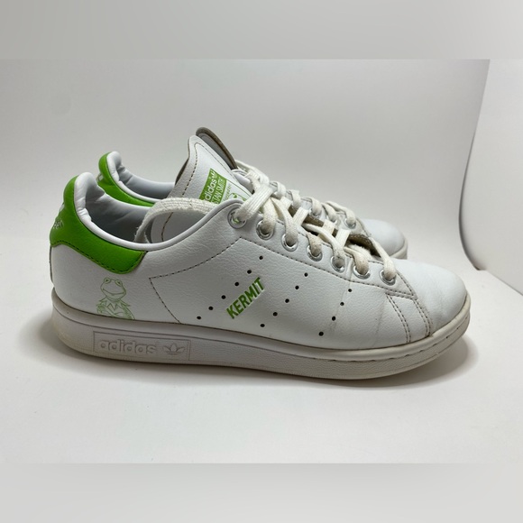 adidas gazelle silver green womens Adidas Kermit the Frog X Stan Smith FX5550 – Kick Theory main image 1